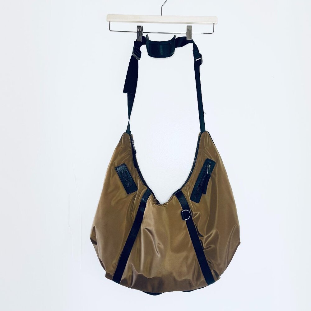 Dolls Kill Darker Wavs Atmosphere Oversized Crescent Tote Bag